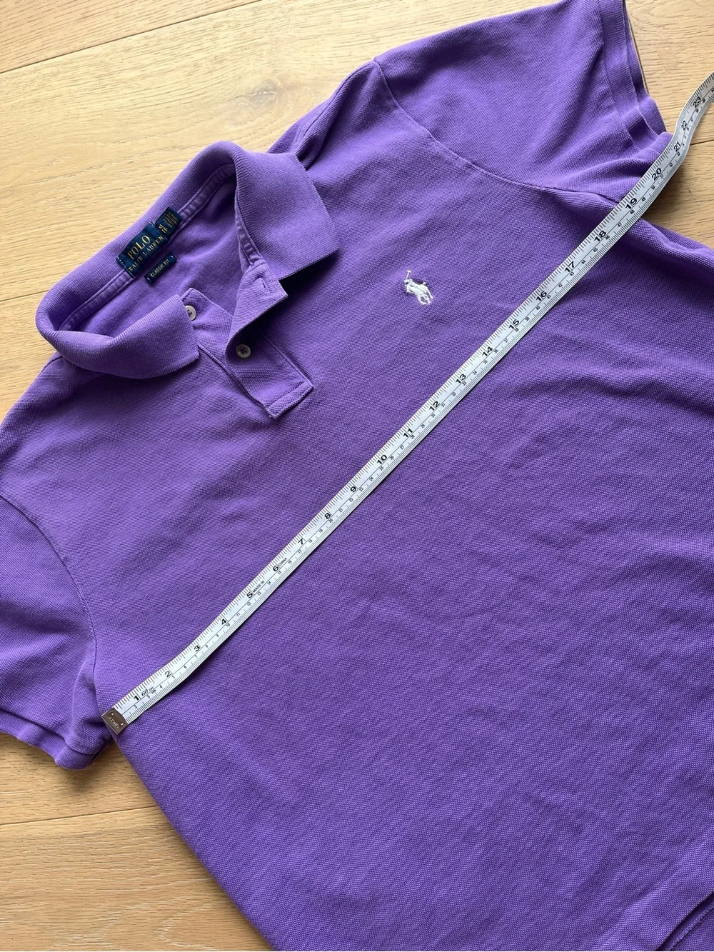 Ralph Lauren Kids Polo Shirt in Purple with White Pony